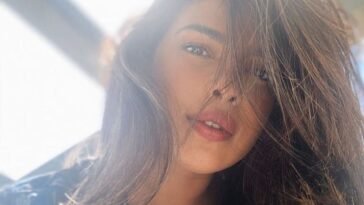priyanka chopra sun kissed selfie
